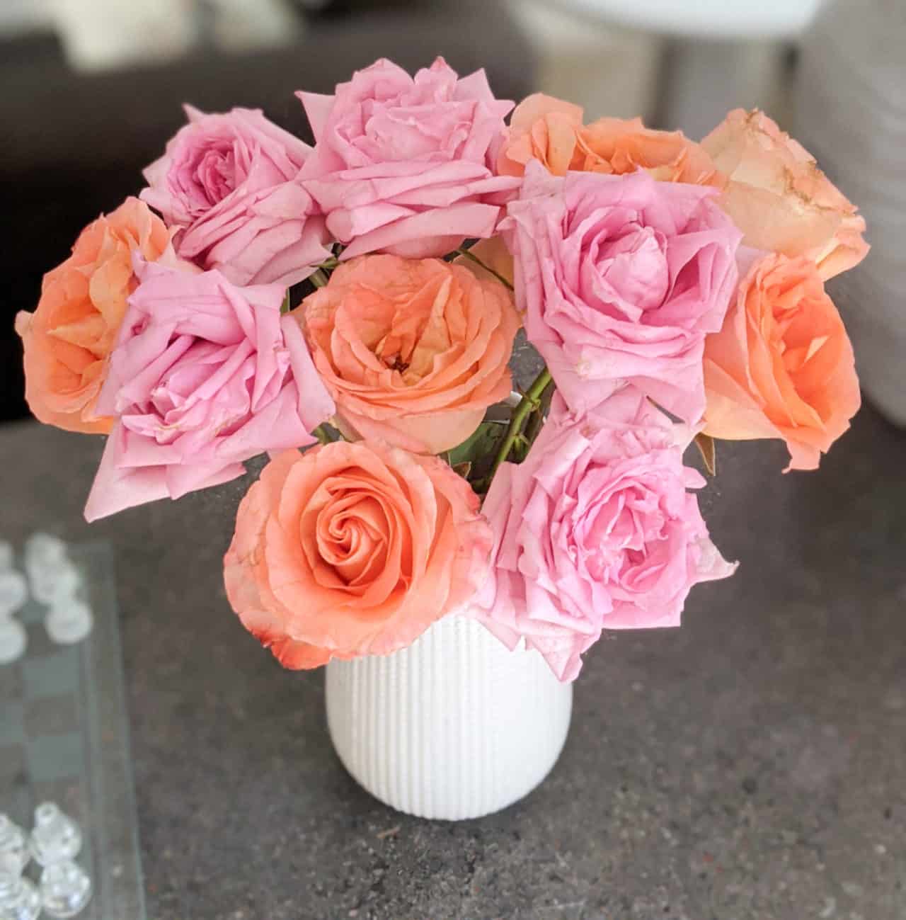 How to Make Grocery Store Roses Look Expensive - Pure Happy Home