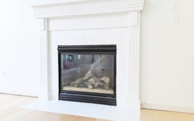 Budget Friendly Fireplace Refresh