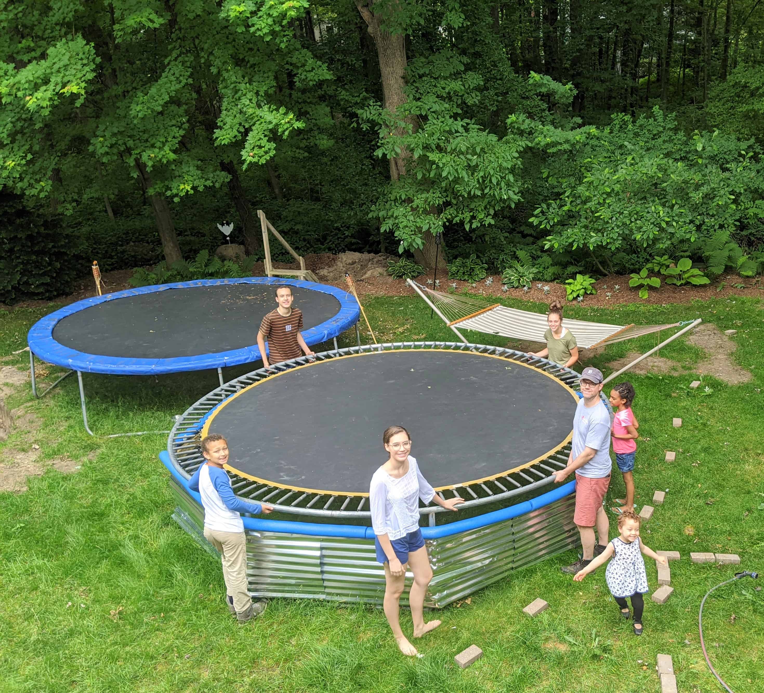 diy inground trampoline