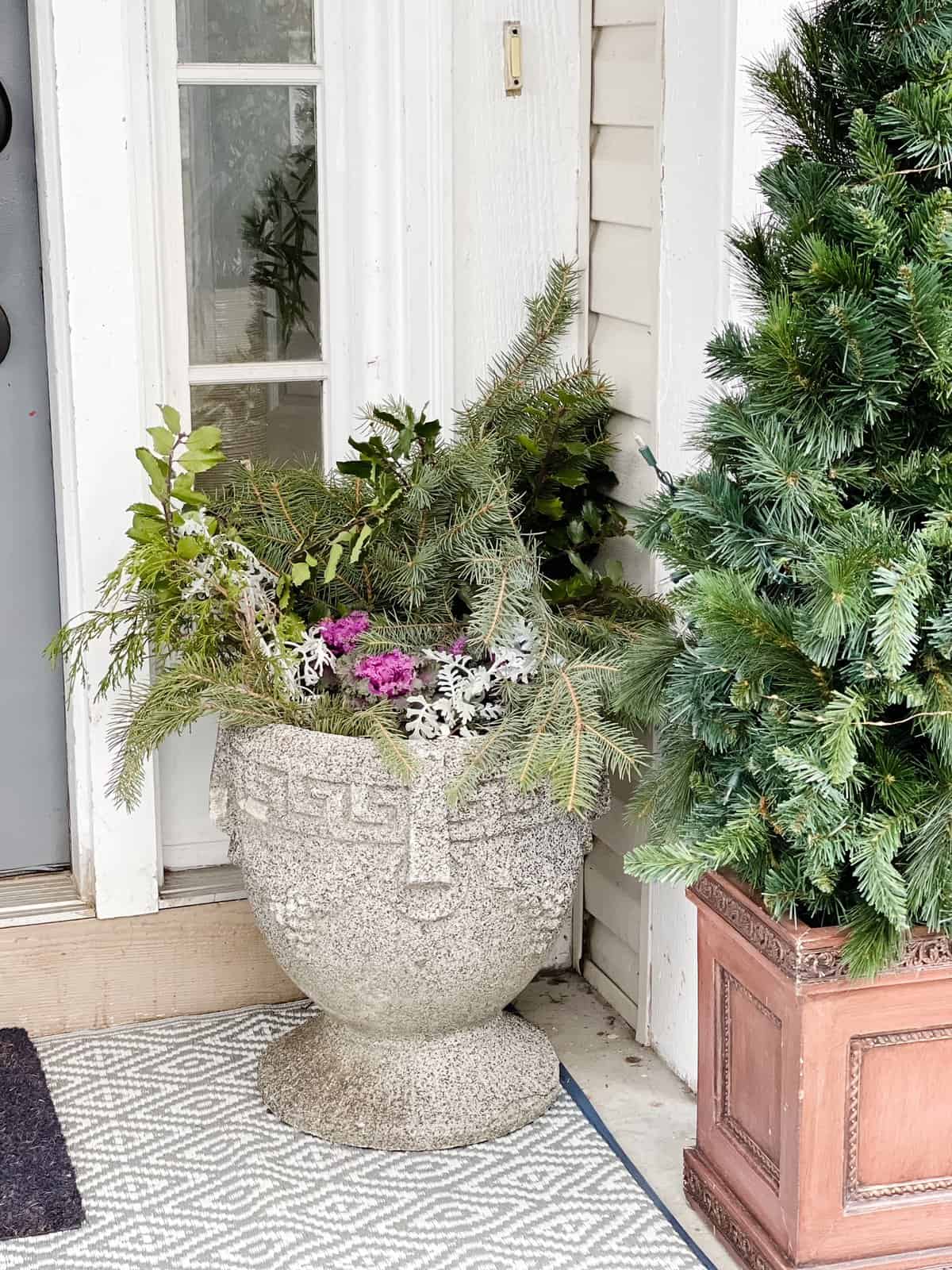 front porch urn