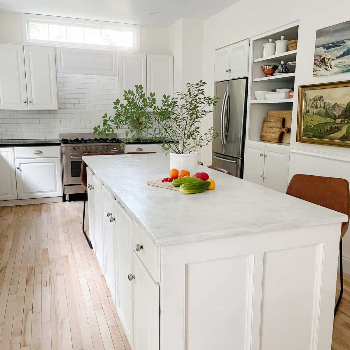 Vintage Art Kitchen Gallery Wall - Pure Happy Home