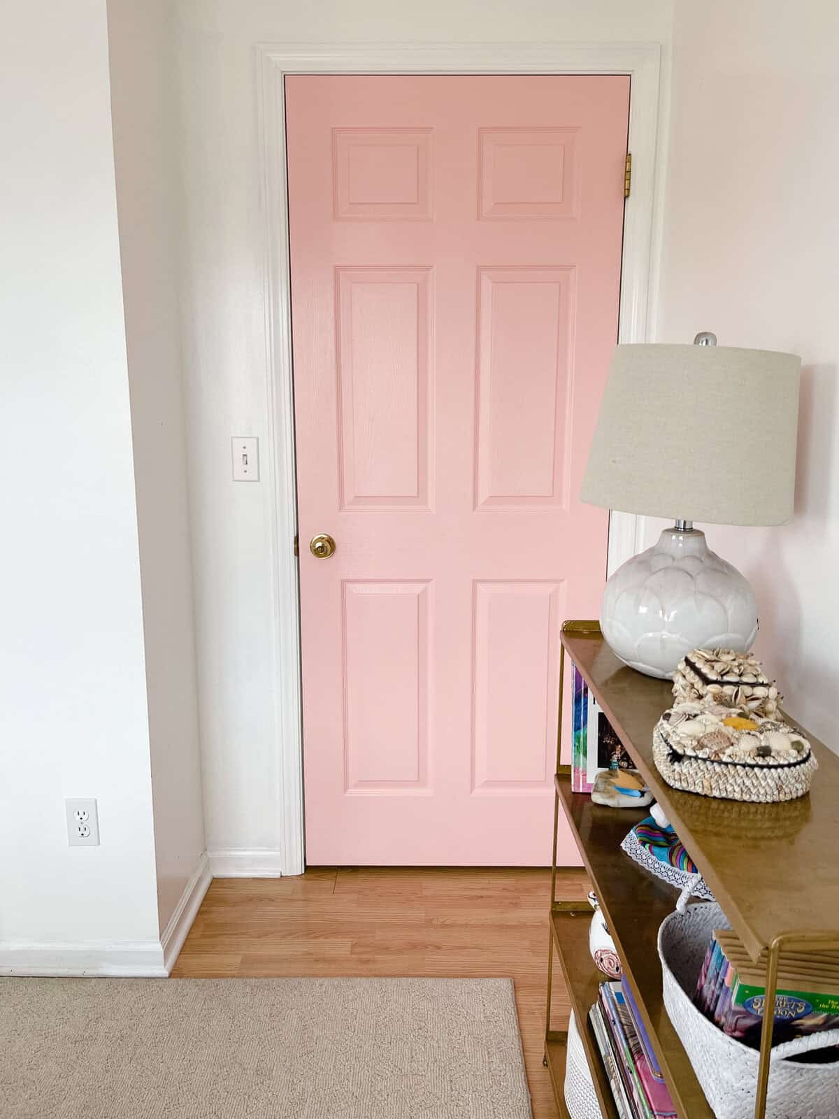 add color to bedroom painted door