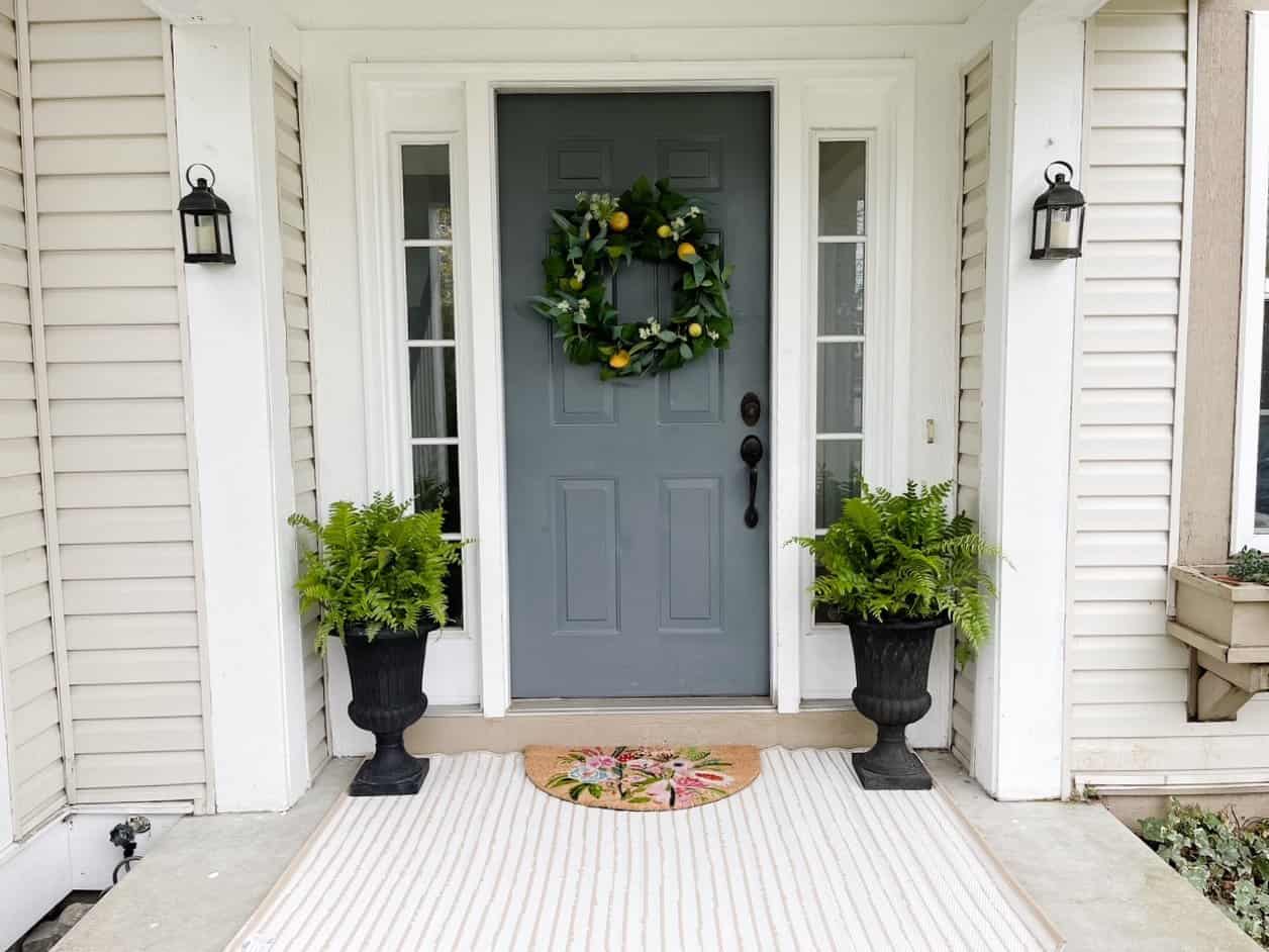 4 easy steps for a quick front porch Summer makeover! - Wilshire Collections