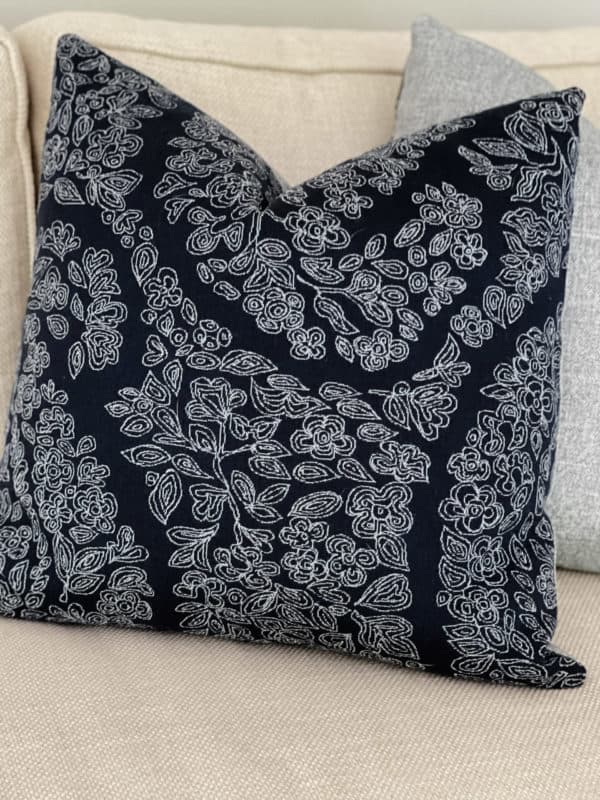 vintage textile pillow cover