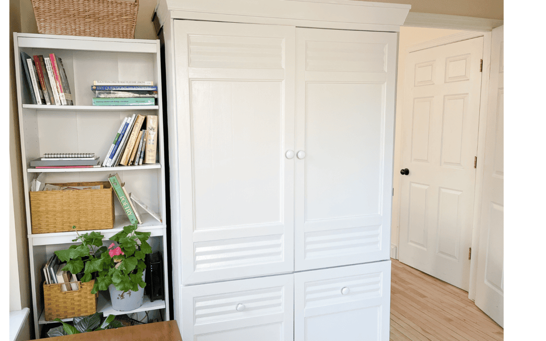 Thrifted Furniture – Painted Armoire