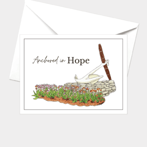Hope College anchor greeting card