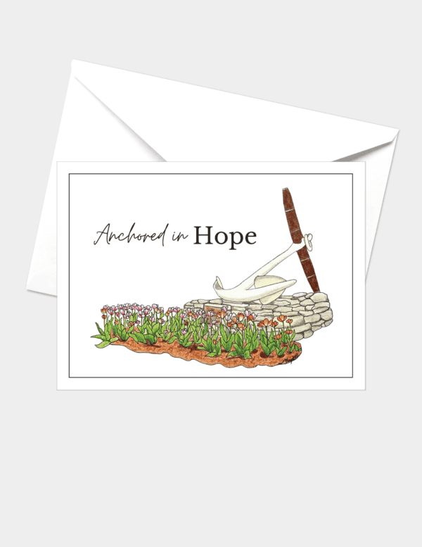 Hope College anchor greeting card