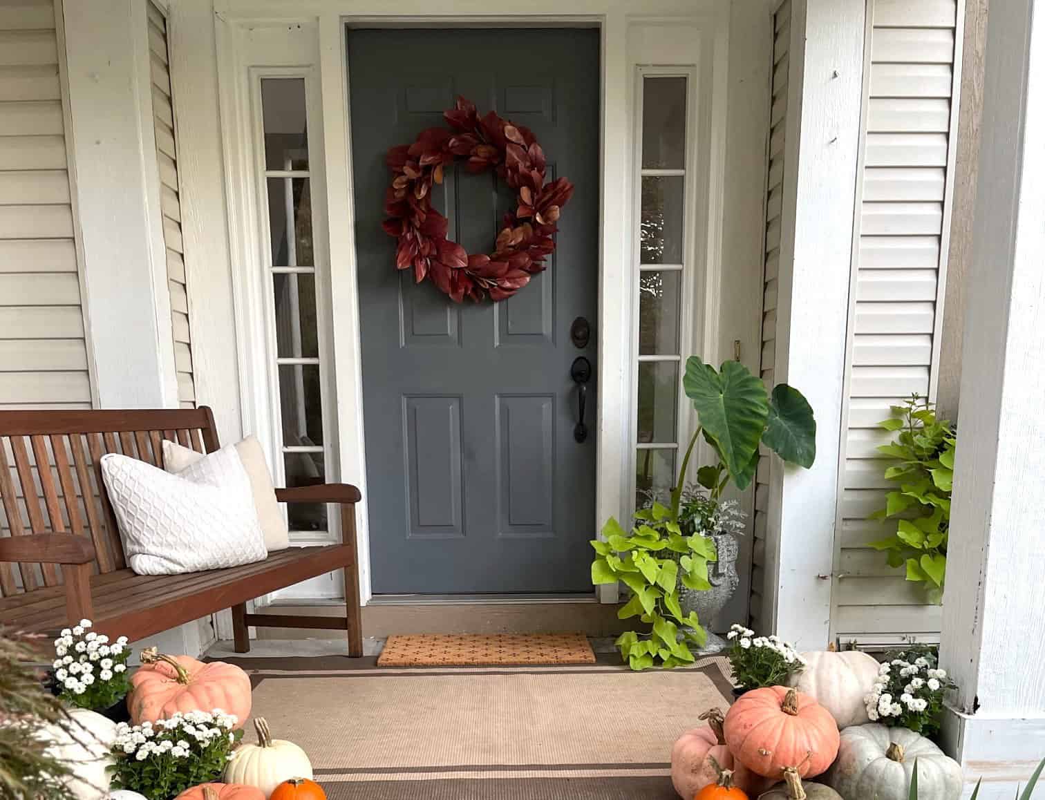 fall front porch seating