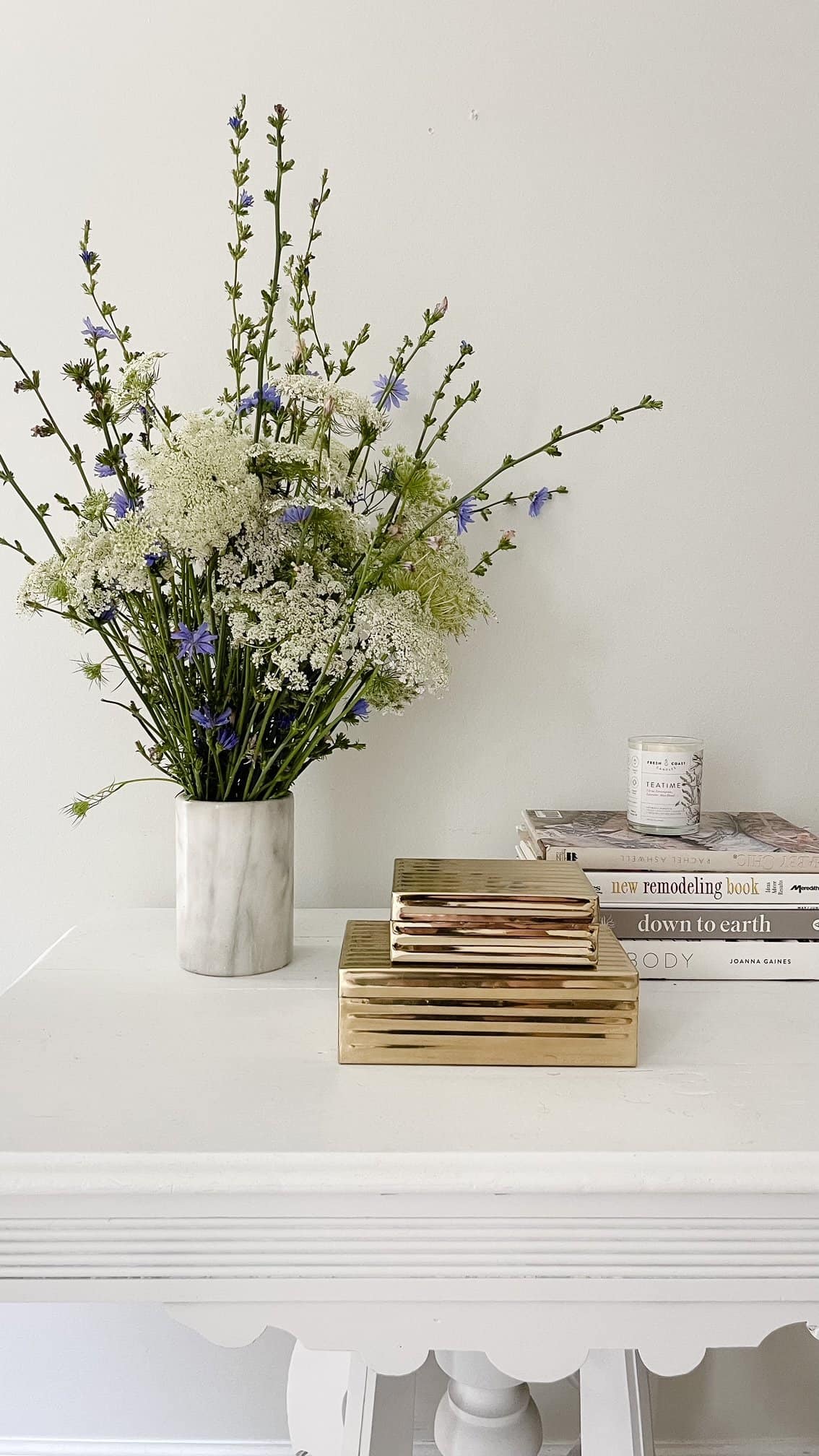 gathering wildflower bouquets home decor