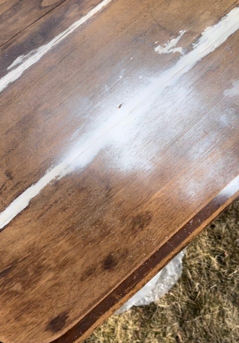 How I Saved a Damaged Vintage Table - Pure Happy Home