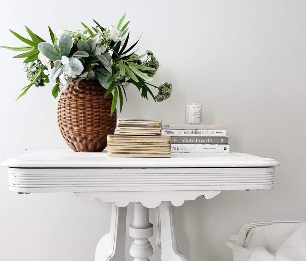 How I Saved a Damaged Vintage Table - Pure Happy Home