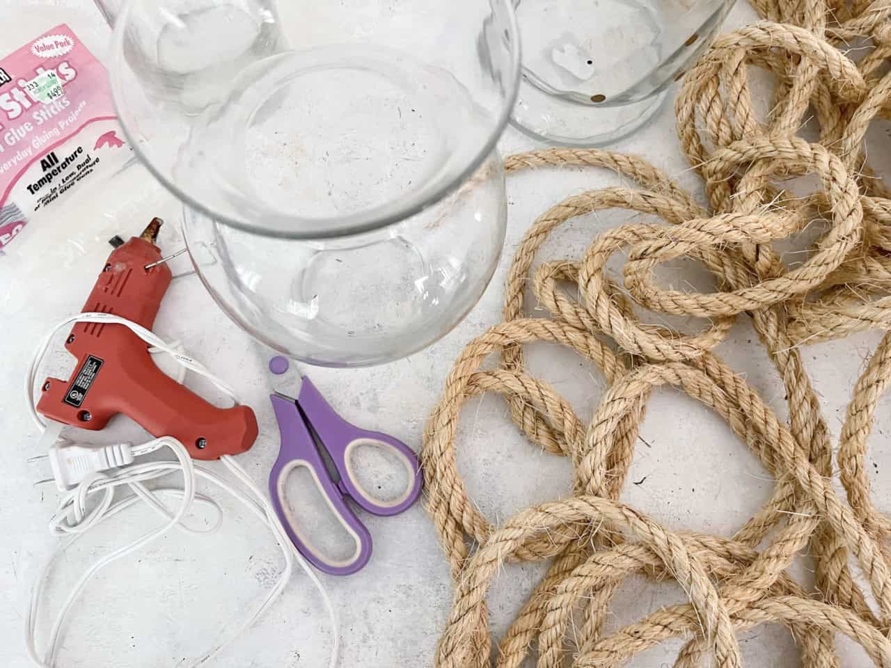 Jute Rope Vase Craft Pure Happy Home