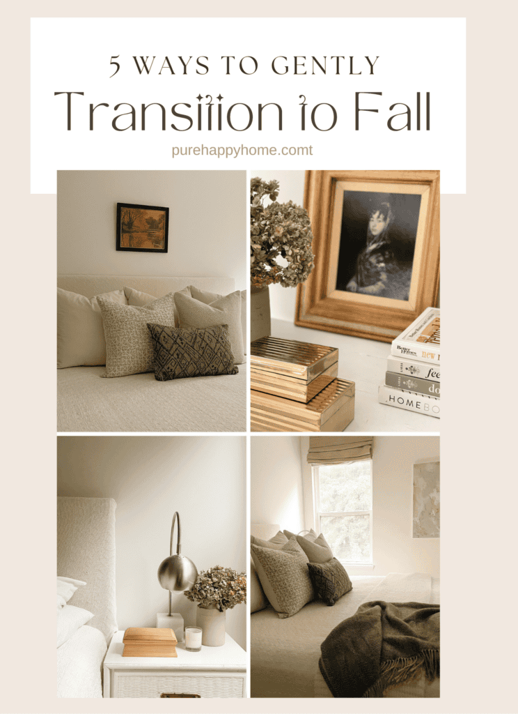 5 ways to transition fall bedroom