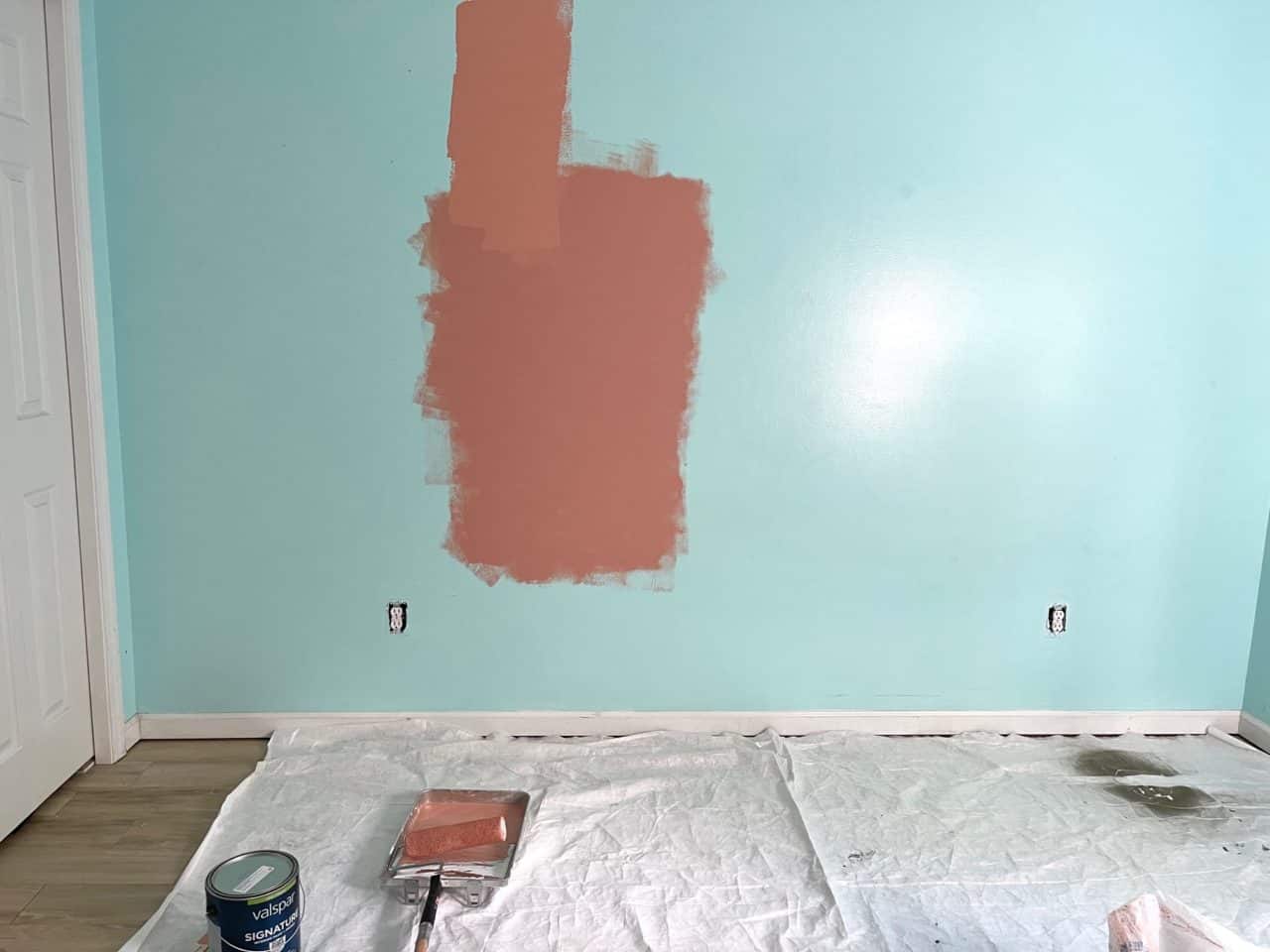 How to Paint Your Bedroom Walls and Molding a Bold Color Pure Happy Home
