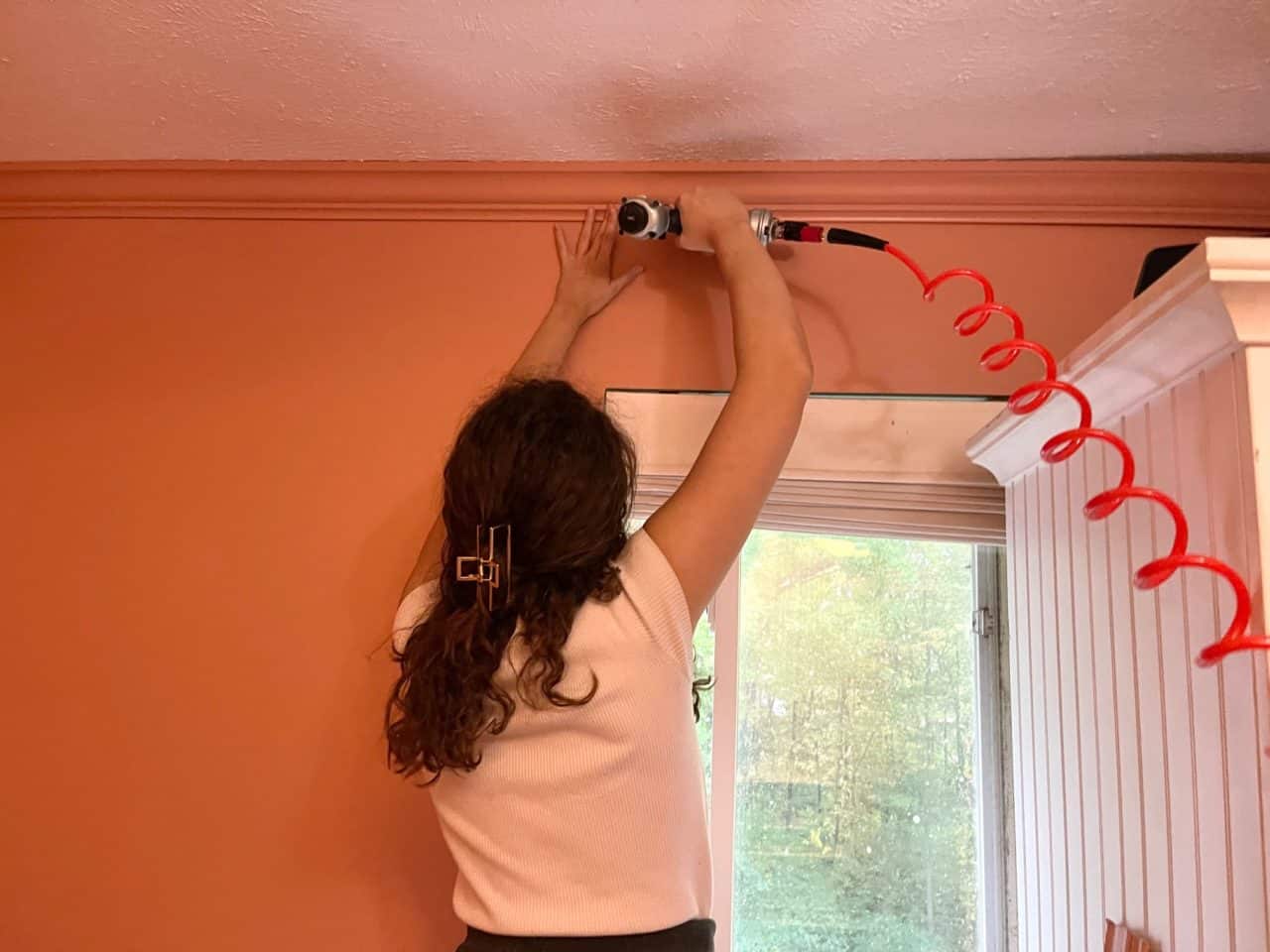 How to Paint Your Bedroom Walls and Molding a Bold Color - Pure Happy Home