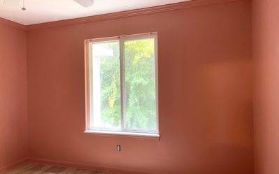 How to Paint Your Bedroom Walls and Molding a Bold Color