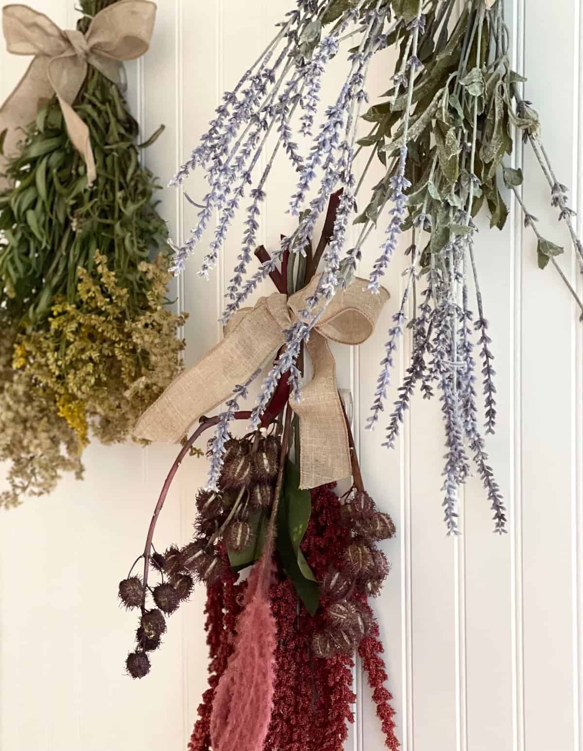 hanging dried flowers budget friendly