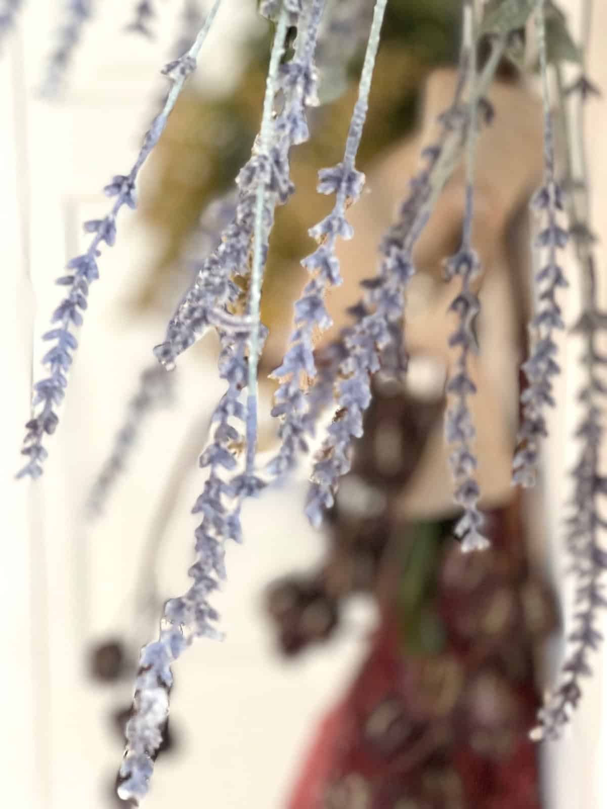 hanging dried flowers decoration