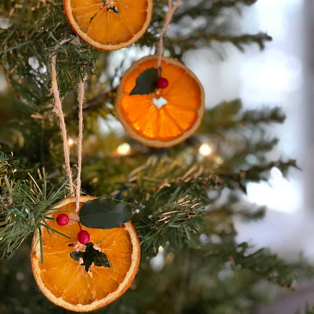 dried orange slice ornament