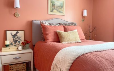 Elegant Vintage Bedroom Makeover with Earth Tones