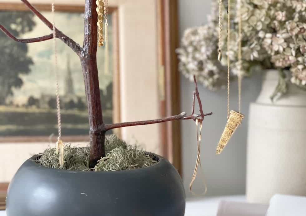 DIY Jewelry Tree Stand Pure Happy Home