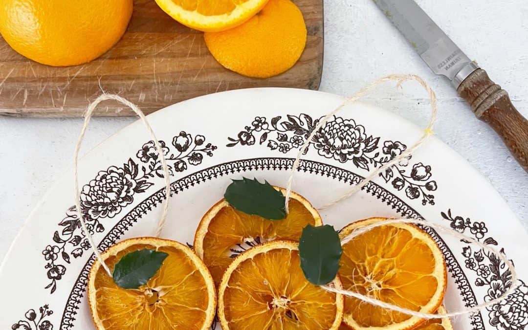 Simple Dried Orange Slice Ornament Craft
