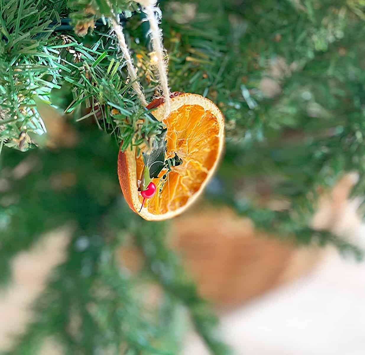 Simple Dried Orange Slice Ornament Craft - Pure Happy Home