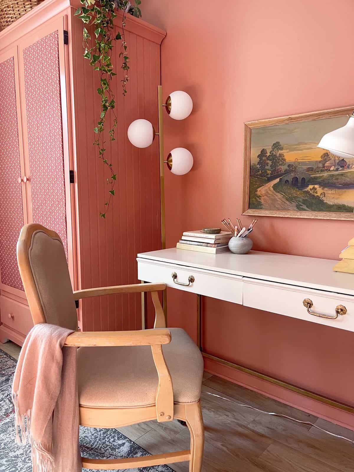 color of the year 2023 vintage bedroom makeover