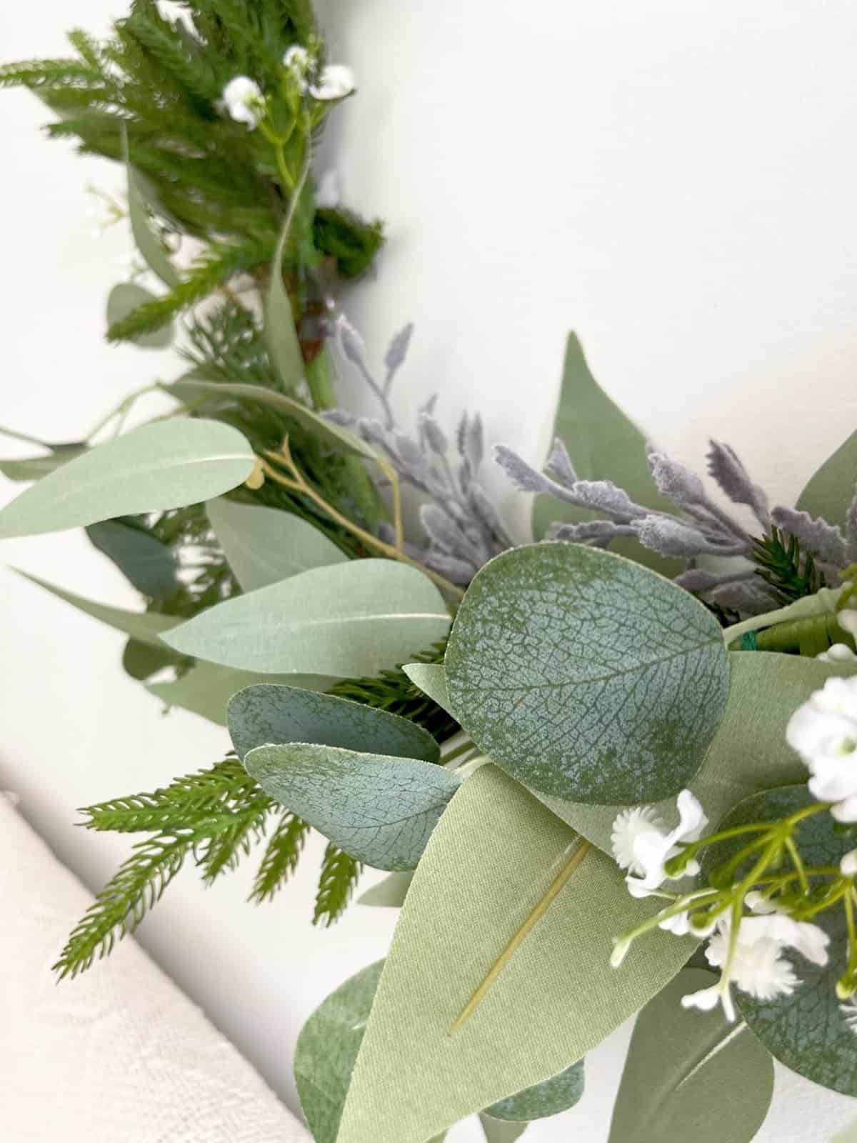 How to Make a Wreath from a Garland Pure Happy Home