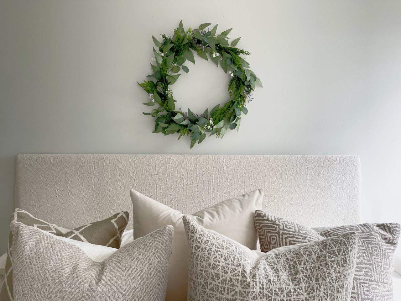 How to Make a Wreath from a Garland Pure Happy Home