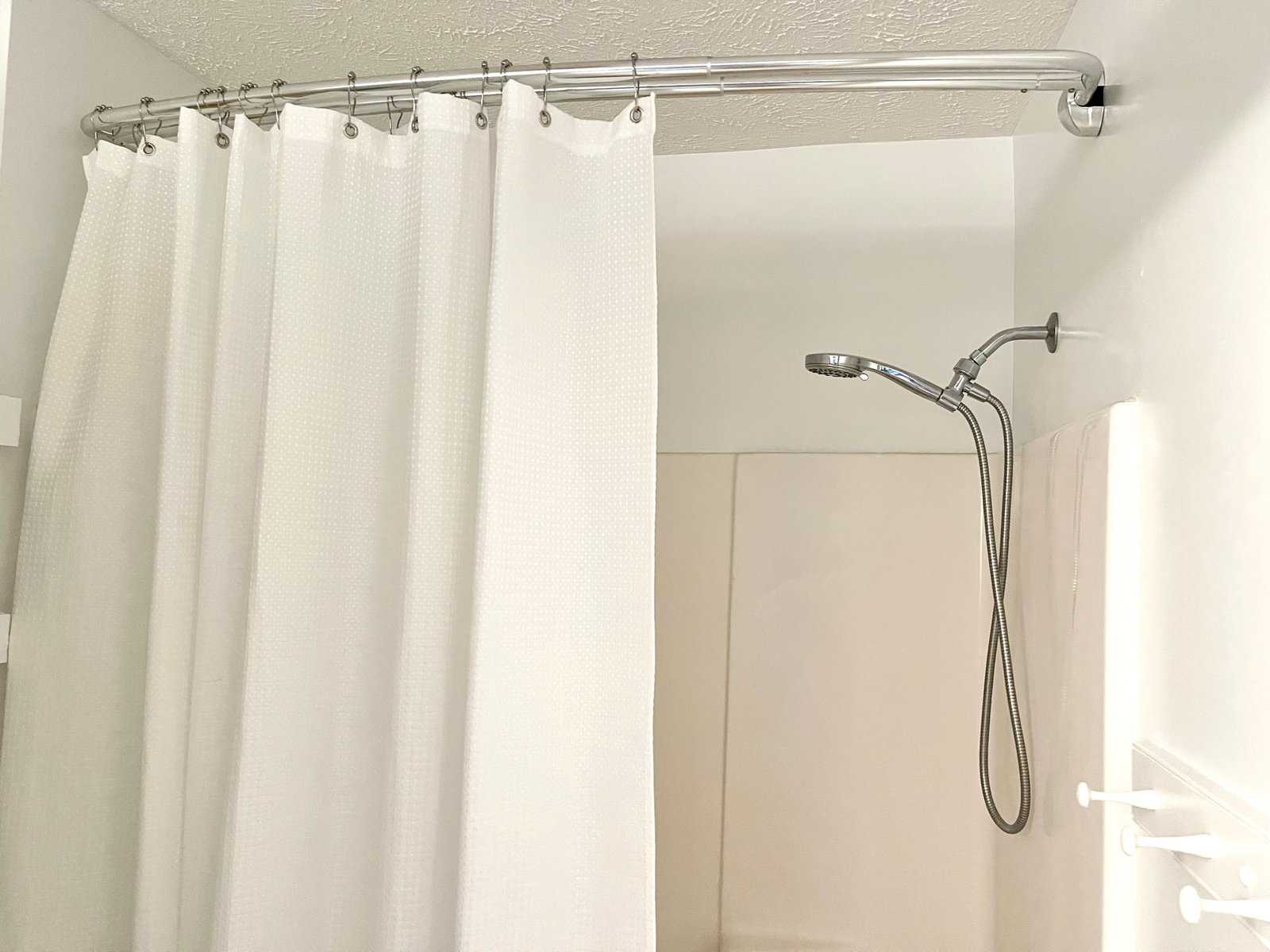 replacing shower glass door double rod