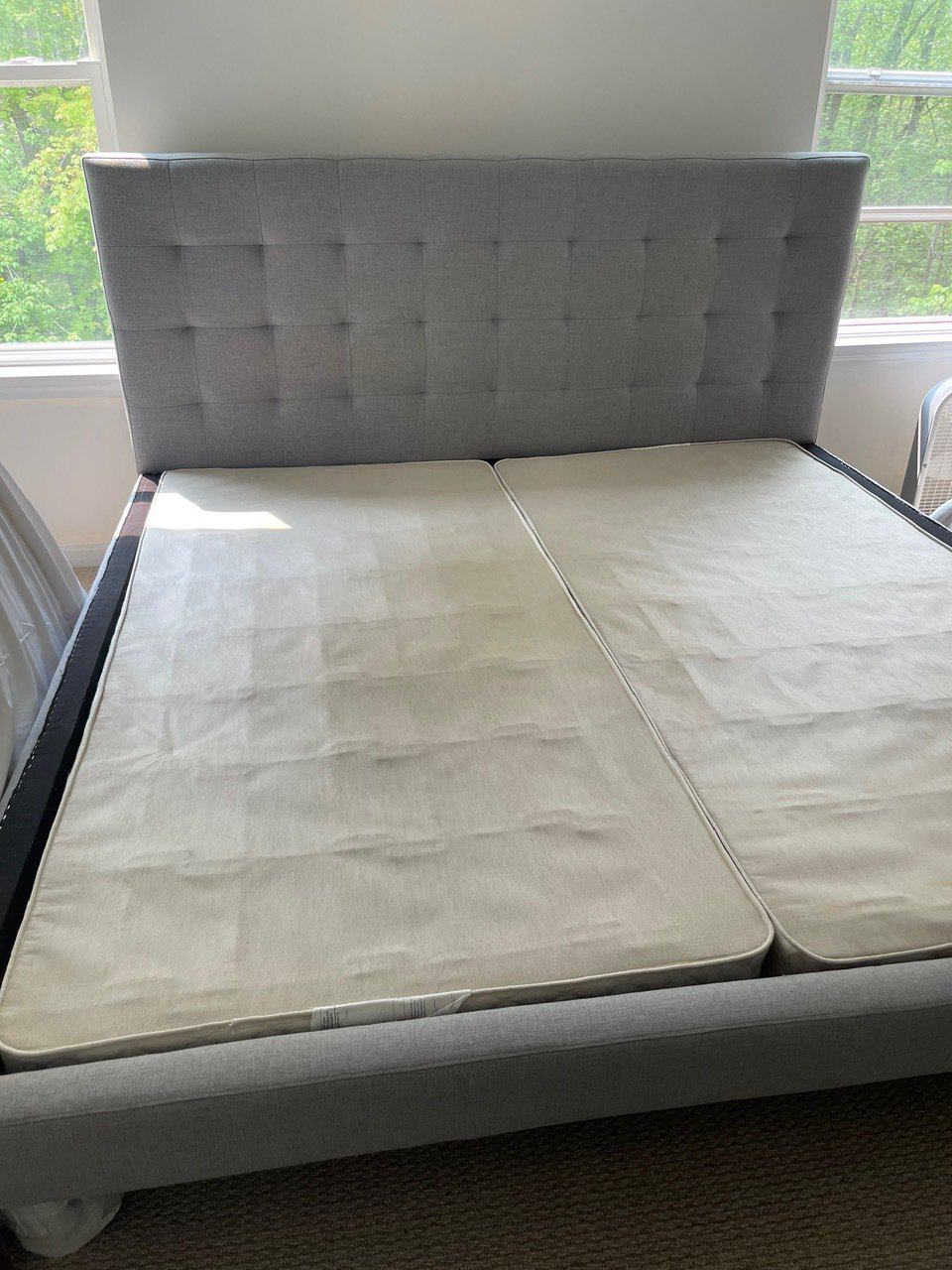 bedroom makeover Upholstered Bed