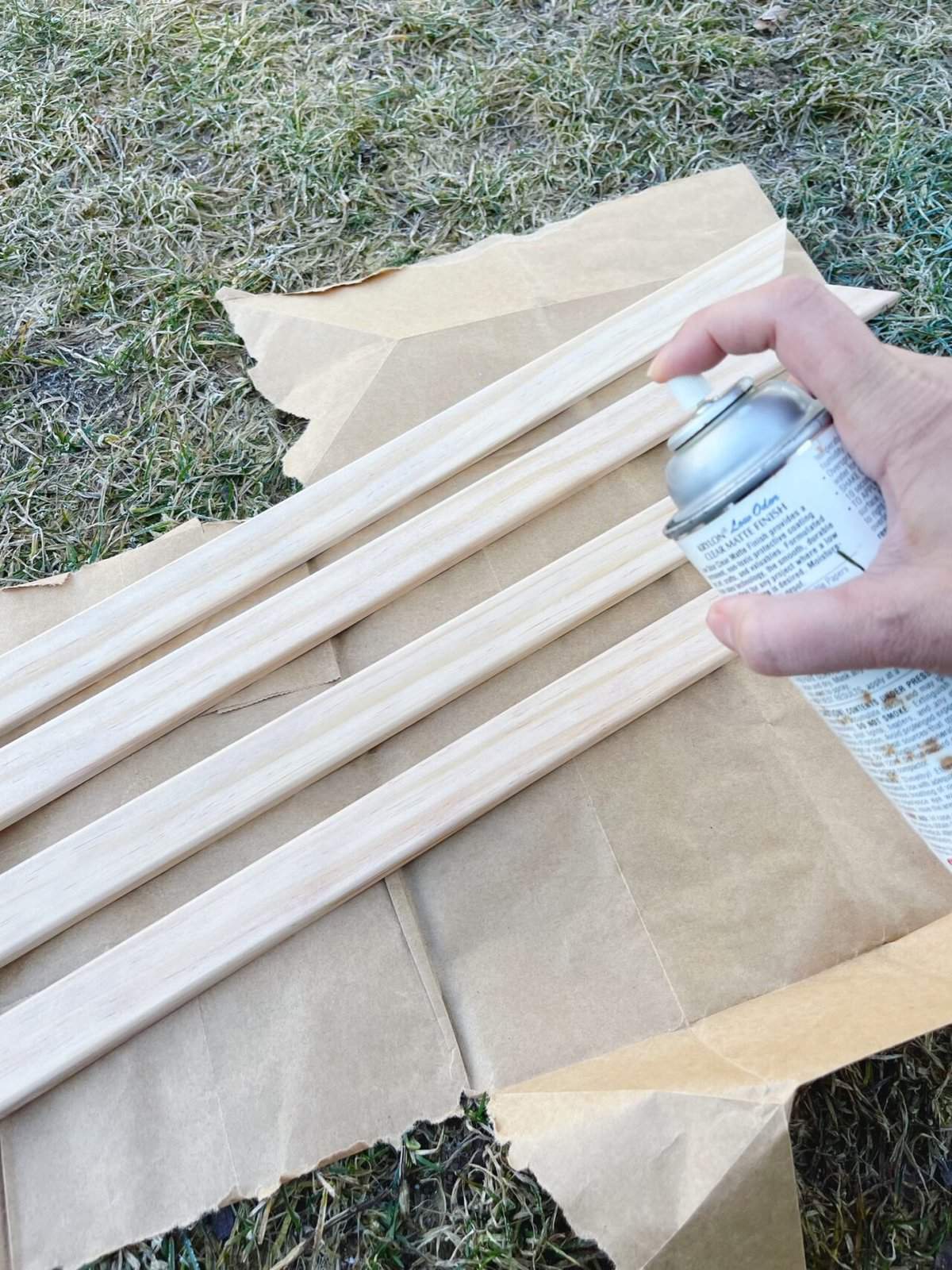 Make a DIY Picture Frame Without Power Tools - Pure Happy Home